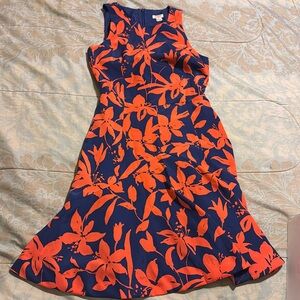 J. Crew Tropical Print Dress Size 00